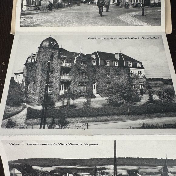 Virton Belgium 10 View Fold Out Tourist Postcards Bouvier Braffort St Mard Arlon - Picture 4 of 10
